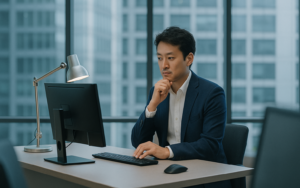 社長、自らの意思決定に迷いが少し生じてきた。